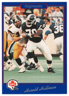 Harold Hallman - Toronto Argonauts (CFL Football Card) 1991 Jogo # 192 Mint