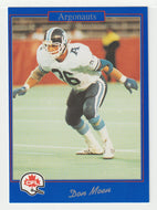 Don Moen - Toronto Argonauts (CFL Football Card) 1991 Jogo # 202 Mint