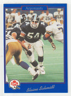 Blaine Schmidt - Toronto Argonauts (CFL Football Card) 1991 Jogo # 203 Mint