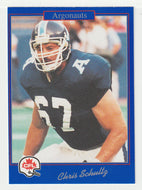 Chris Schultz - Toronto Argonauts (CFL Football Card) 1991 Jogo # 204 Mint