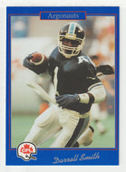 Darrell Smith - Toronto Argonauts (CFL Football Card) 1991 Jogo # 206 Mint