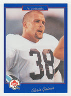 Chris Gaines - Toronto Argonauts (CFL Football Card) 1991 Jogo # 208 Mint