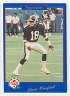 Chris Munford - Toronto Argonauts (CFL Football Card) 1991 Jogo # 210 Mint