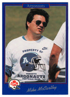 Mike McCarthy - Toronto Argonauts (CFL Football Card) 1991 Jogo # 219 Mint