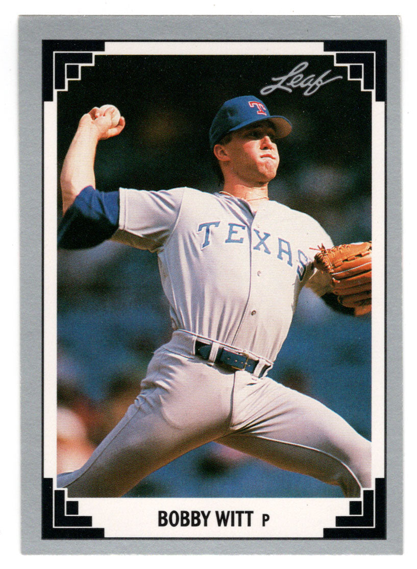 Bobby Witt - Texas Rangers (MLB Baseball Card) 1991 Leaf # 3 Mint