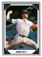 Bobby Witt - Texas Rangers (MLB Baseball Card) 1991 Leaf # 3 Mint