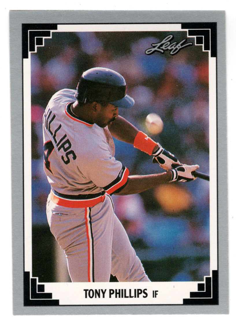 Tony Phillips - Detroit Tigers (MLB Baseball Card) 1991 Leaf # 4 Mint