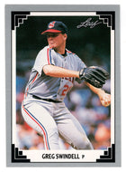 Greg Swindell - Cleveland Indians (MLB Baseball Card) 1991 Leaf # 6 Mint
