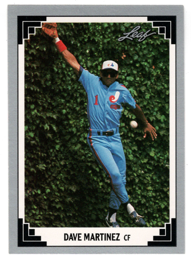 Dave Martinez - Montreal Expos (MLB Baseball Card) 1991 Leaf # 8 Mint