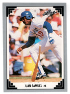Juan Samuel - Los Angeles Dodgers (MLB Baseball Card) 1991 Leaf # 10 Mint`