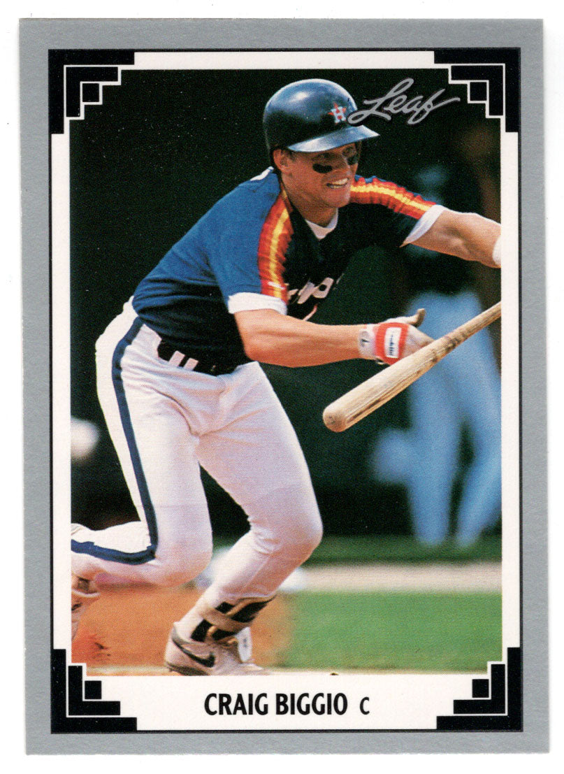 Craig Biggio - Houston Astros (MLB Baseball Card) 1991 Leaf # 12 Mint