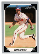 Lonnie Smith - Atlanta Braves (MLB Baseball Card) 1991 Leaf # 13 Mint