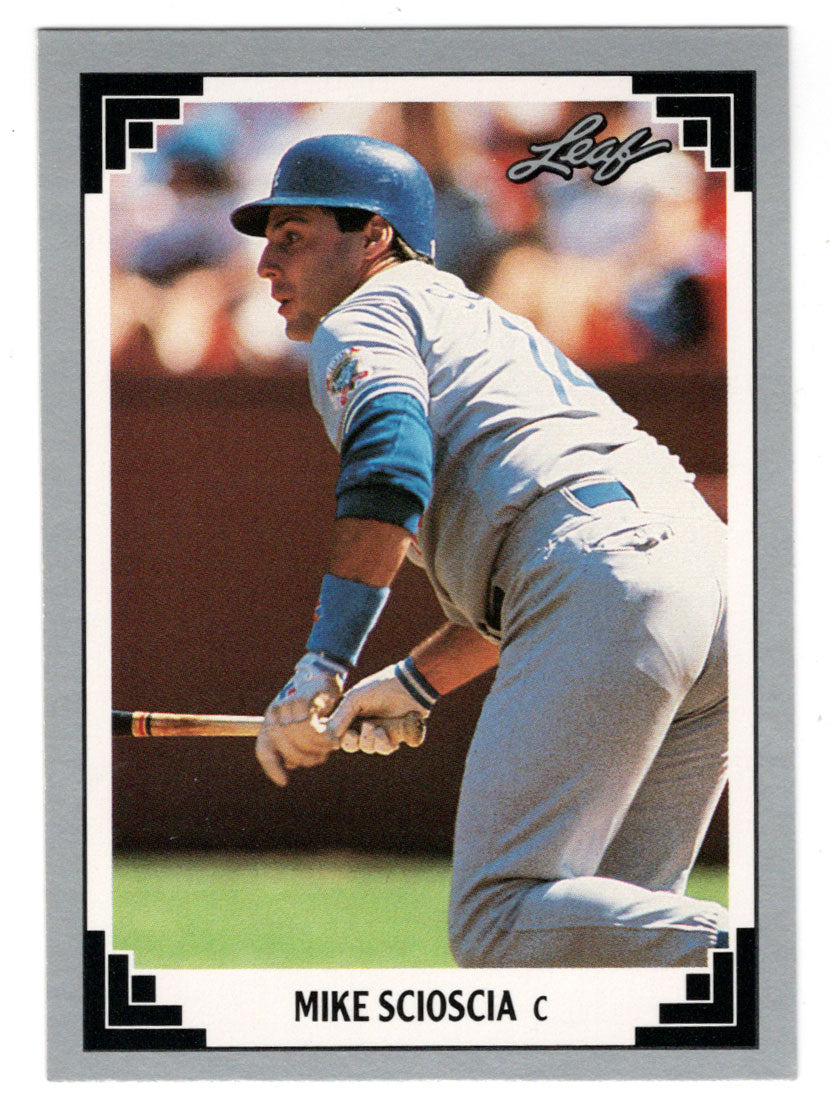 Mike Scioscia - Los Angeles Dodgers (MLB Baseball Card) 1991 Leaf # 24 Mint