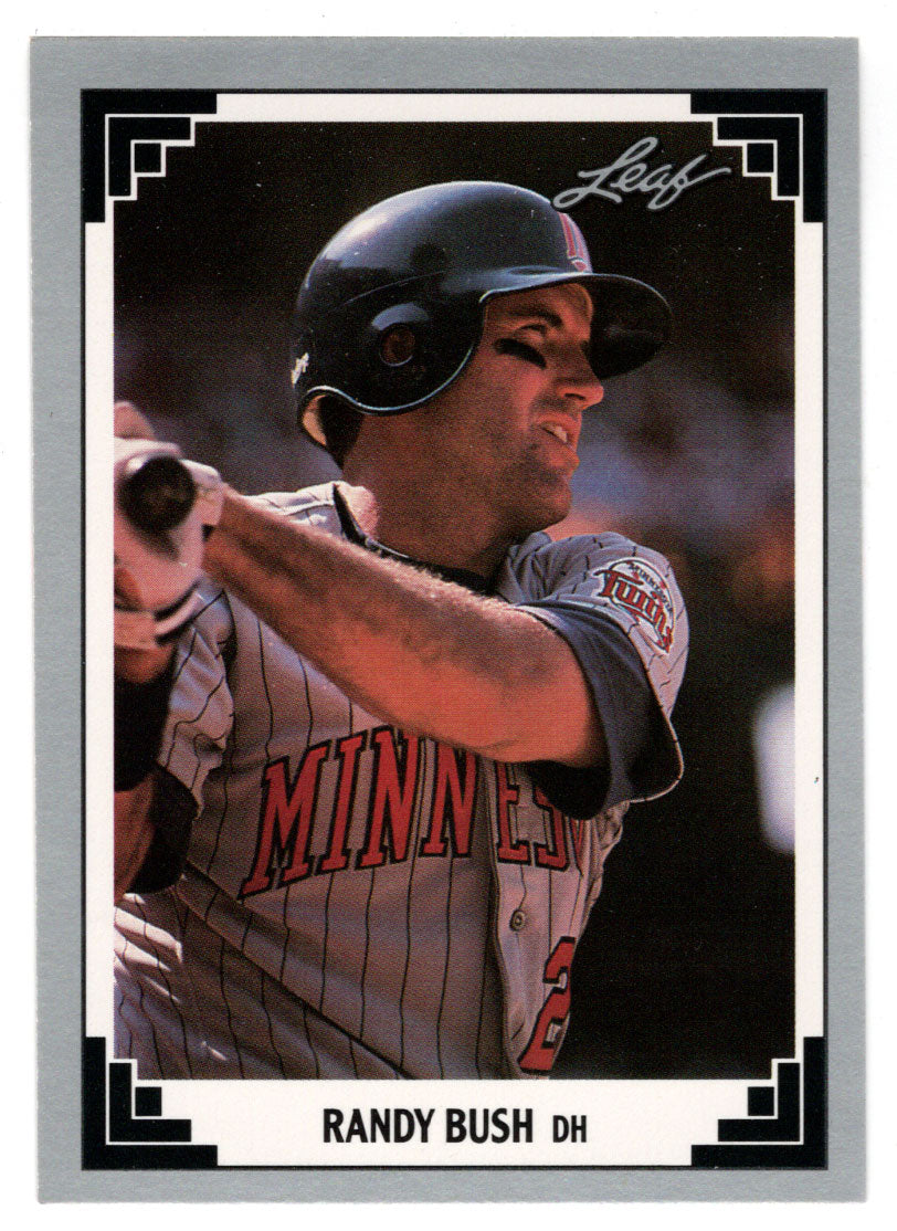 Randy Bush - Minnesota Twins (MLB Baseball Card) 1991 Leaf # 26 Mint