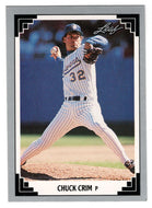 Chuck Crim - Milwaukee Brewers (MLB Baseball Card) 1991 Leaf # 28 Mint