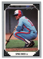 Spike Owen - Montreal Expos (MLB Baseball Card) 1991 Leaf # 36 Mint