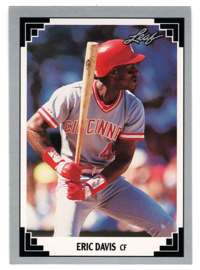 Eric Davis - Cincinnati Reds (MLB Baseball Card) 1991 Leaf # 37 Mint