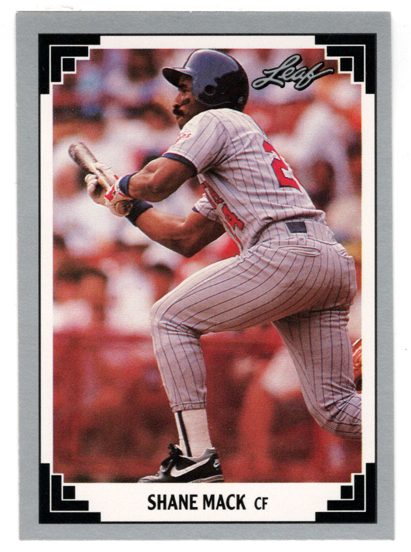 Shane Mack - Minnesota Twins (MLB Baseball Card) 1991 Leaf # 40 Mint