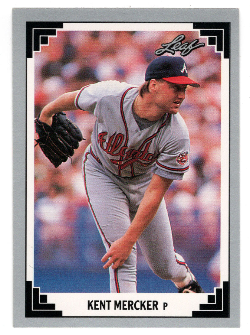 Kent Mercker - Atlanta Braves (MLB Baseball Card) 1991 Leaf # 41 Mint