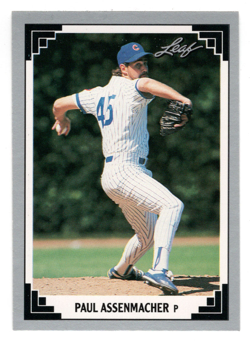 Paul Assenmacher - Chicago Cubs (MLB Baseball Card) 1991 Leaf # 53 Mint