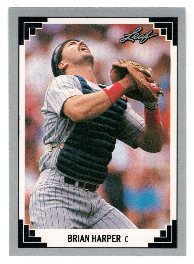 Brian Harper - Minnesota Twins (MLB Baseball Card) 1991 Leaf # 54 Mint