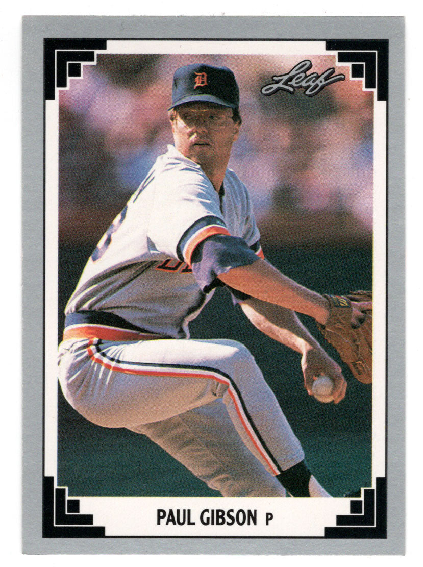 Paul Gibson - Detroit Tigers (MLB Baseball Card) 1991 Leaf # 55 Mint