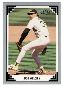 Bob Welch - Oakland Athletics (MLB Baseball Card) 1991 Leaf # 64 Mint