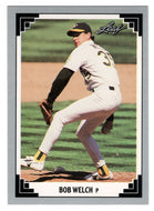 Bob Welch - Oakland Athletics (MLB Baseball Card) 1991 Leaf # 64 Mint