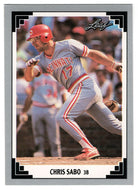 Chris Sabo - Cincinnati Reds (MLB Baseball Card) 1991 Leaf # 65 Mint