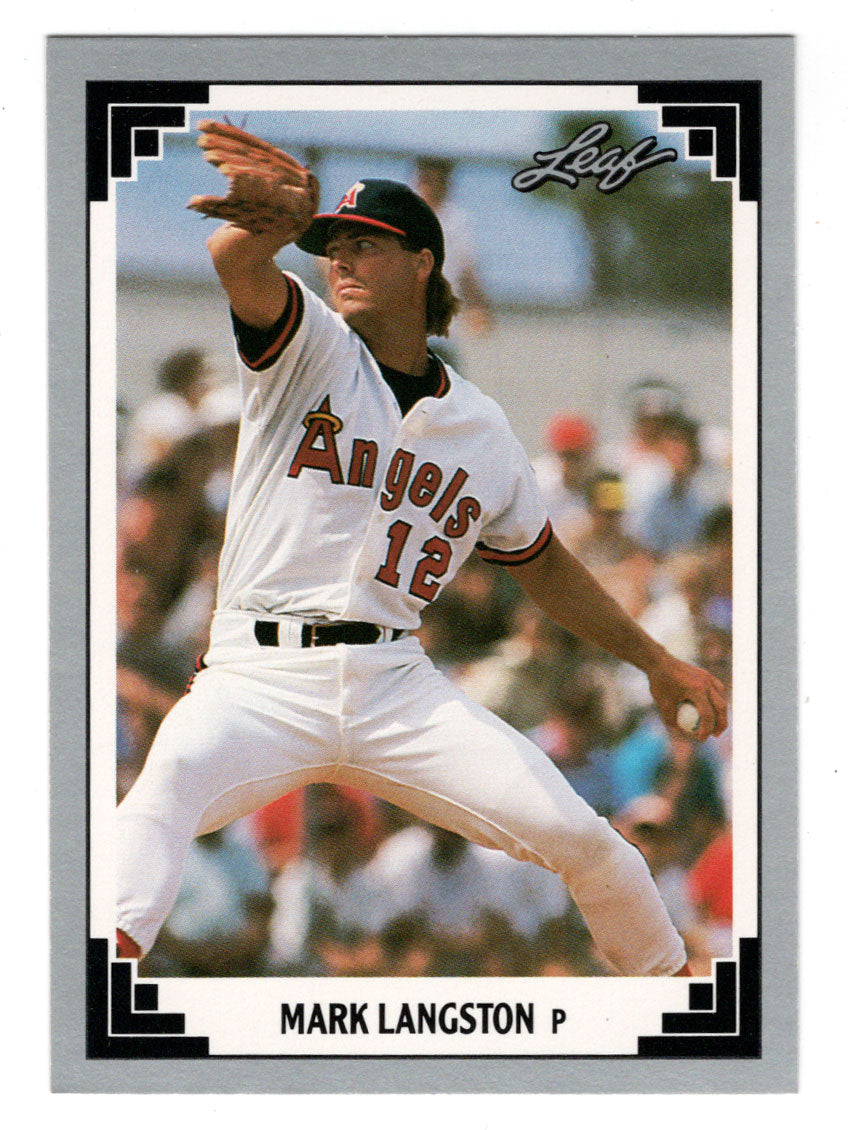 Mark Langston - California Angels (MLB Baseball Card) 1991 Leaf # 67 Mint