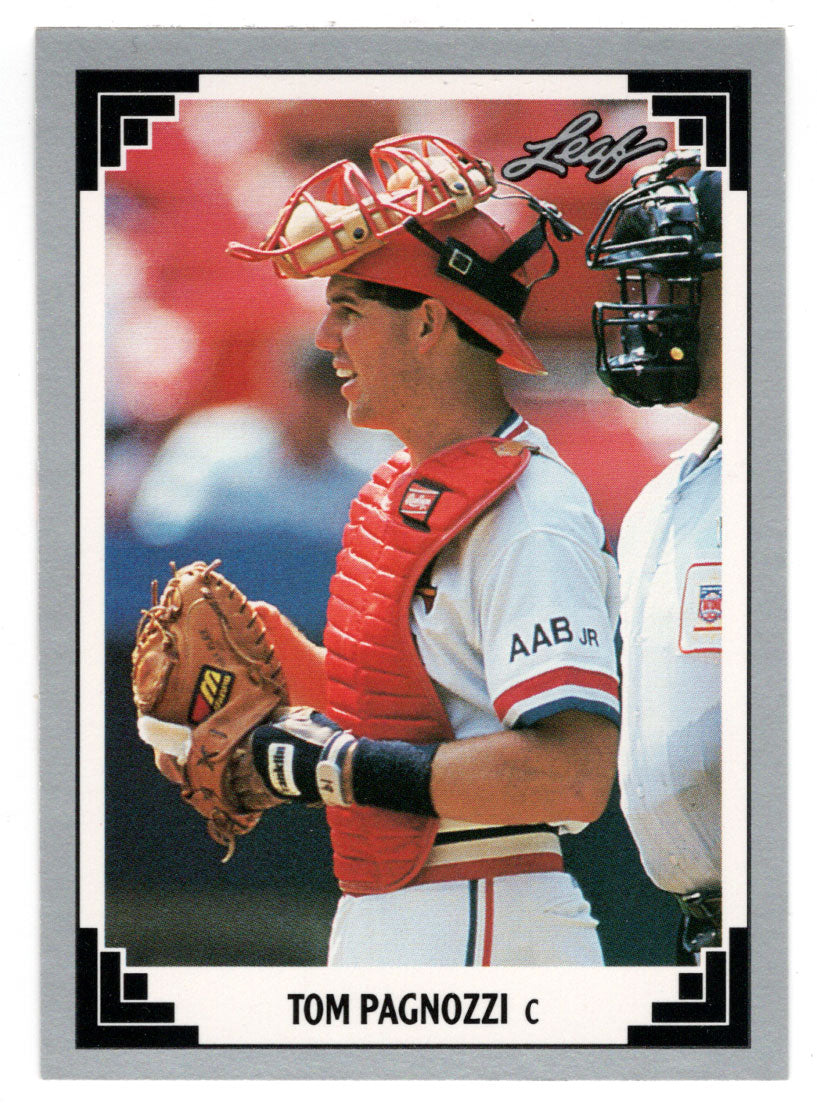 Tom Pagnozzi - St. Louis Cardinals (MLB Baseball Card) 1991 Leaf # 72 Mint