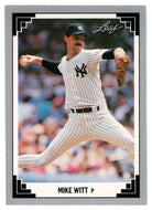 Mike Witt - New York Yankees (MLB Baseball Card) 1991 Leaf # 74 Mint