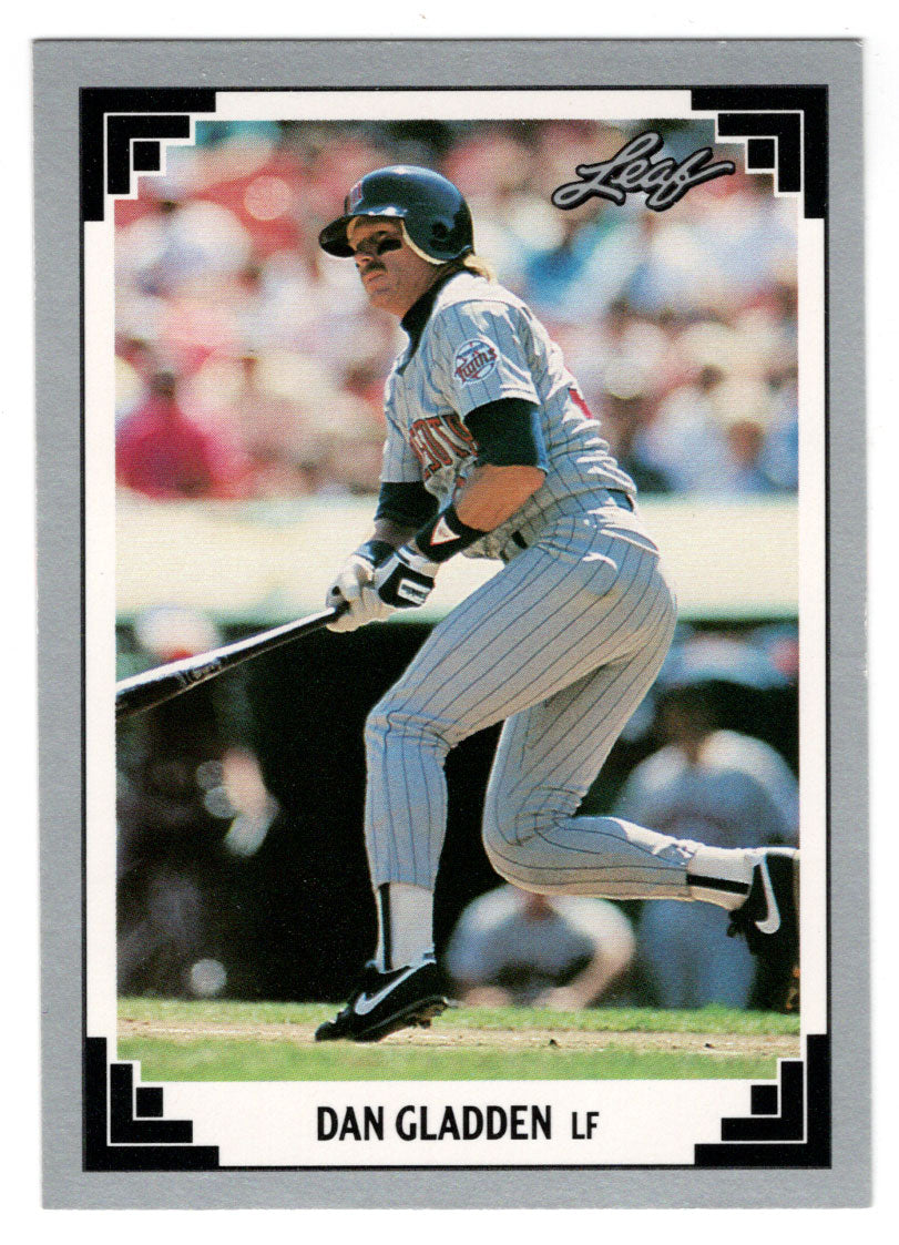 Dan Gladden - Minnesota Twins (MLB Baseball Card) 1991 Leaf # 76 Mint