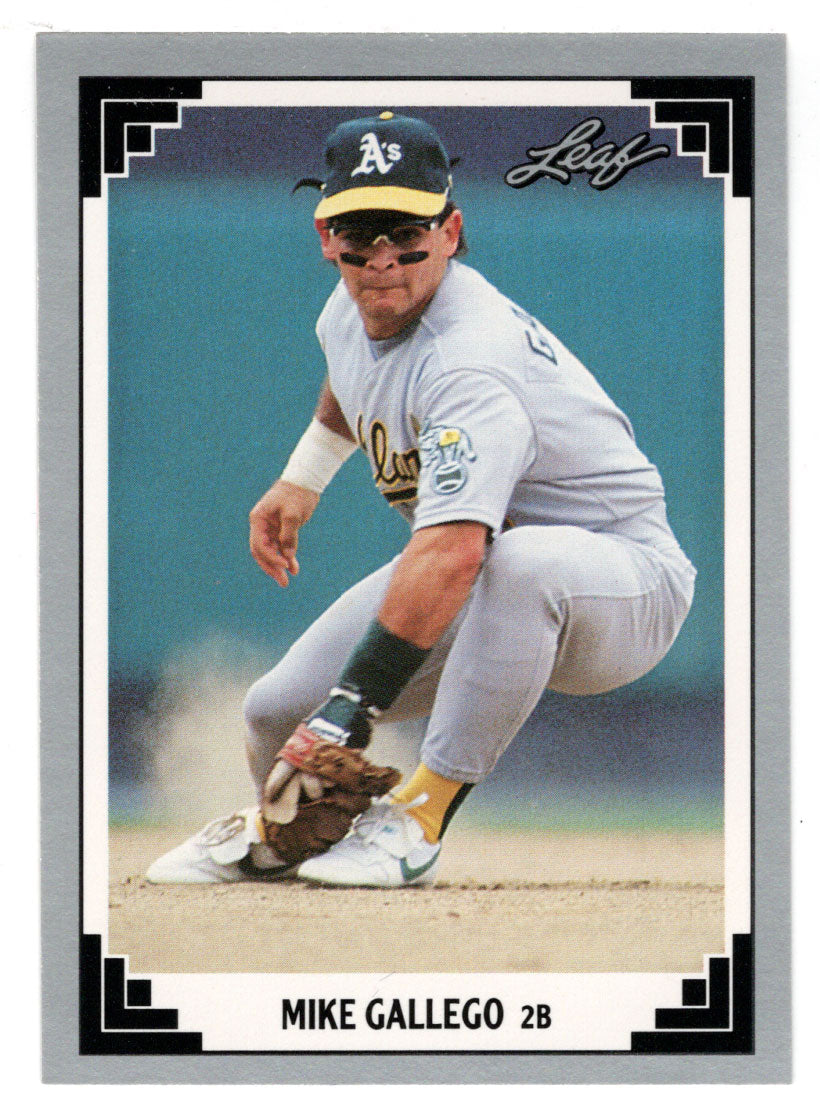 Mike Gallego - Oakland Athletics (MLB Baseball Card) 1991 Leaf # 78 Mint