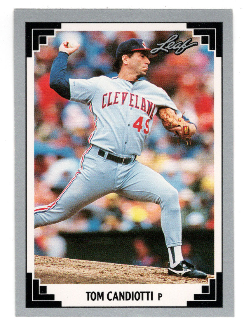 Tom Candiotti - Cleveland Indians (MLB Baseball Card) 1991 Leaf # 79 Mint