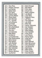 David Justice - Atlanta Braves - Checklist # 1 (MLB Baseball Card) 1991 Leaf # 84 Mint