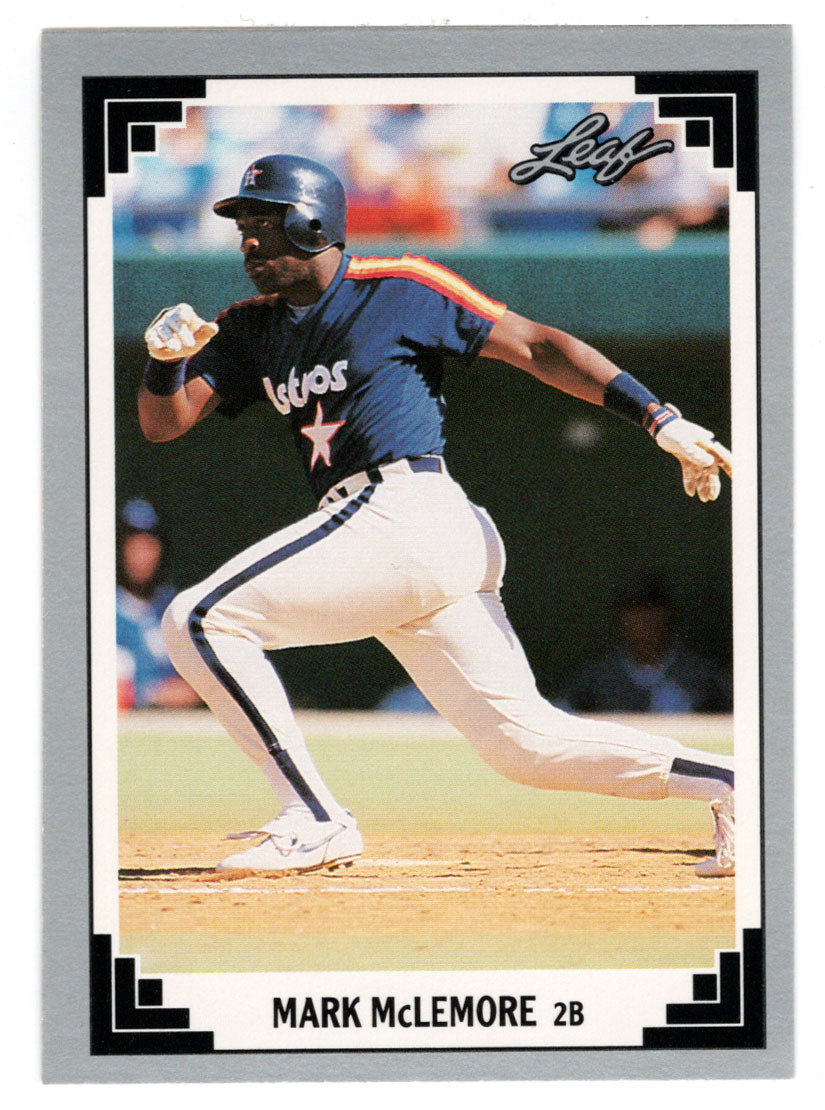 Mark McLemore - Houston Astros (MLB Baseball Card) 1991 Leaf # 86 Mint