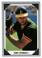 Terry Steinbach - Oakland Athletics (MLB Baseball Card) 1991 Leaf # 87 Mint
