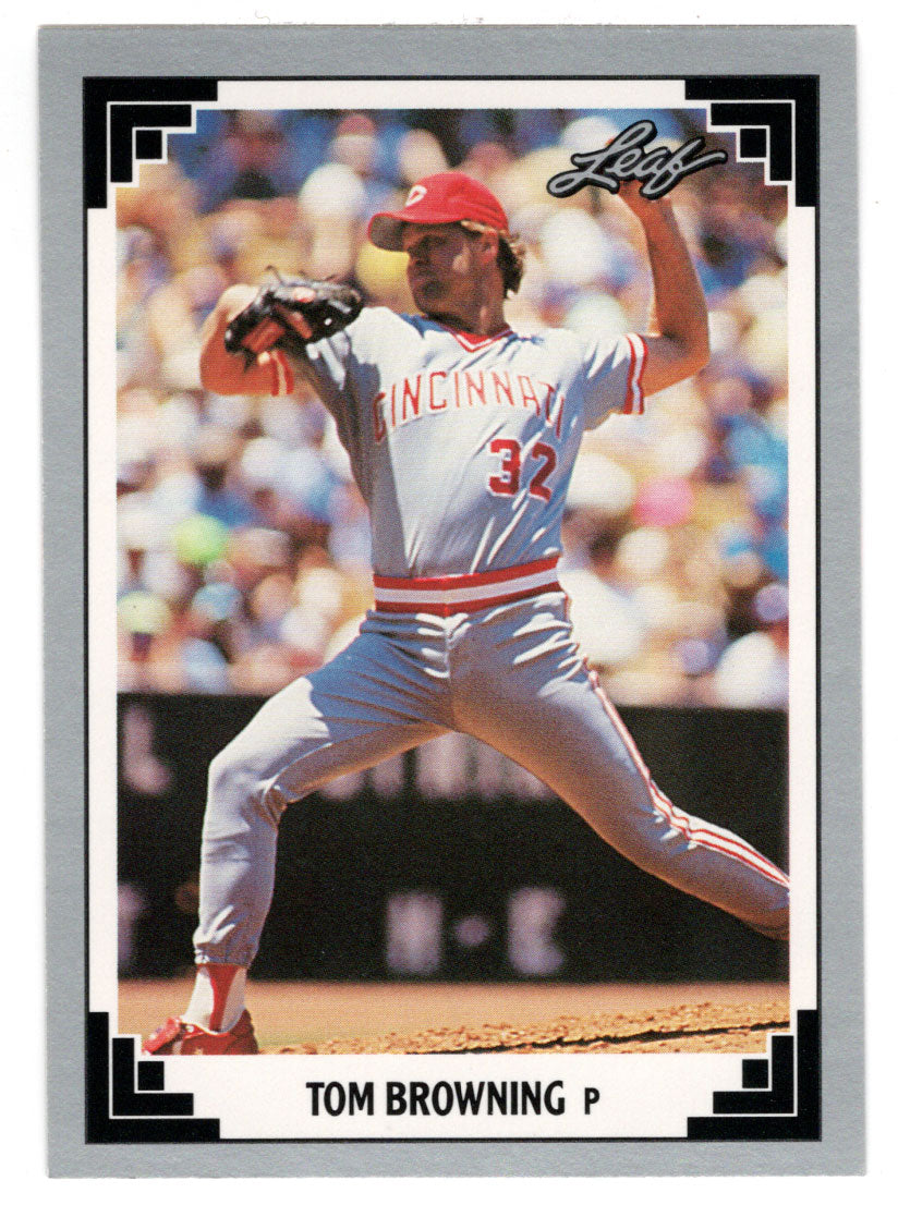 Tom Browning - Cincinnati Reds (MLB Baseball Card) 1991 Leaf # 88 Mint