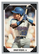 Omar Vizquel - Seattle Mariners (MLB Baseball Card) 1991 Leaf # 91 Mint