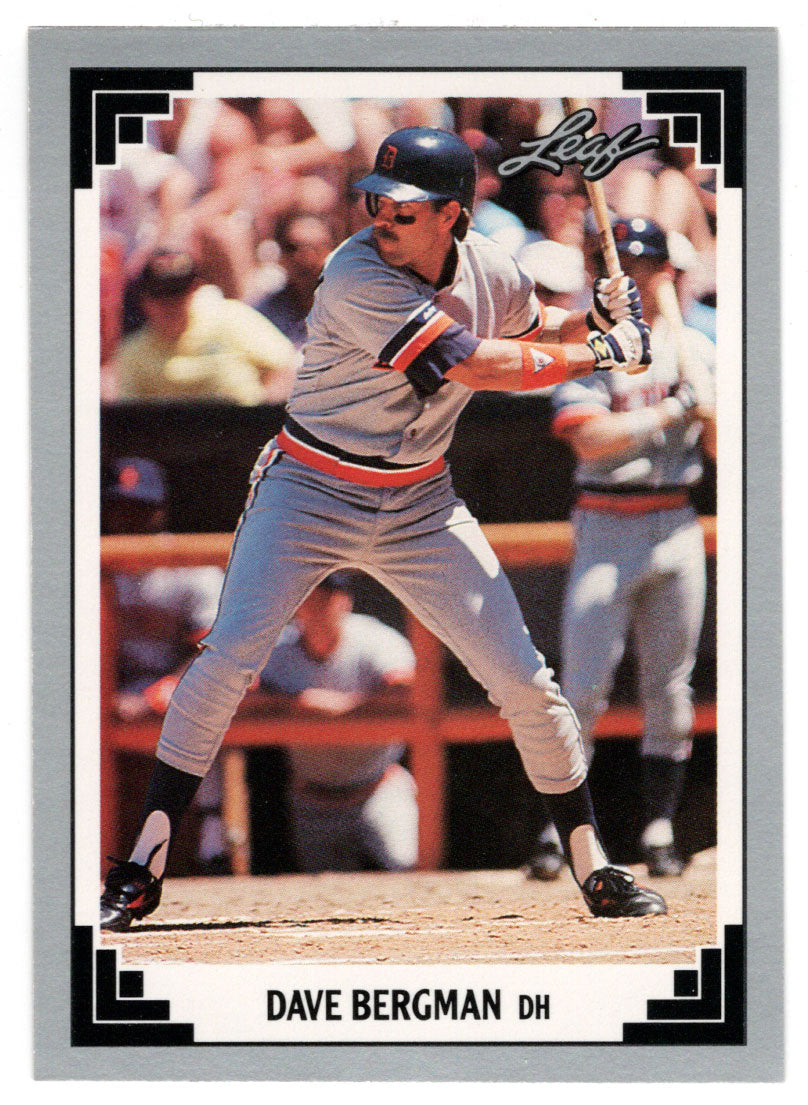 Dave Bergman - Detroit Tigers (MLB Baseball Card) 1991 Leaf # 92 Mint