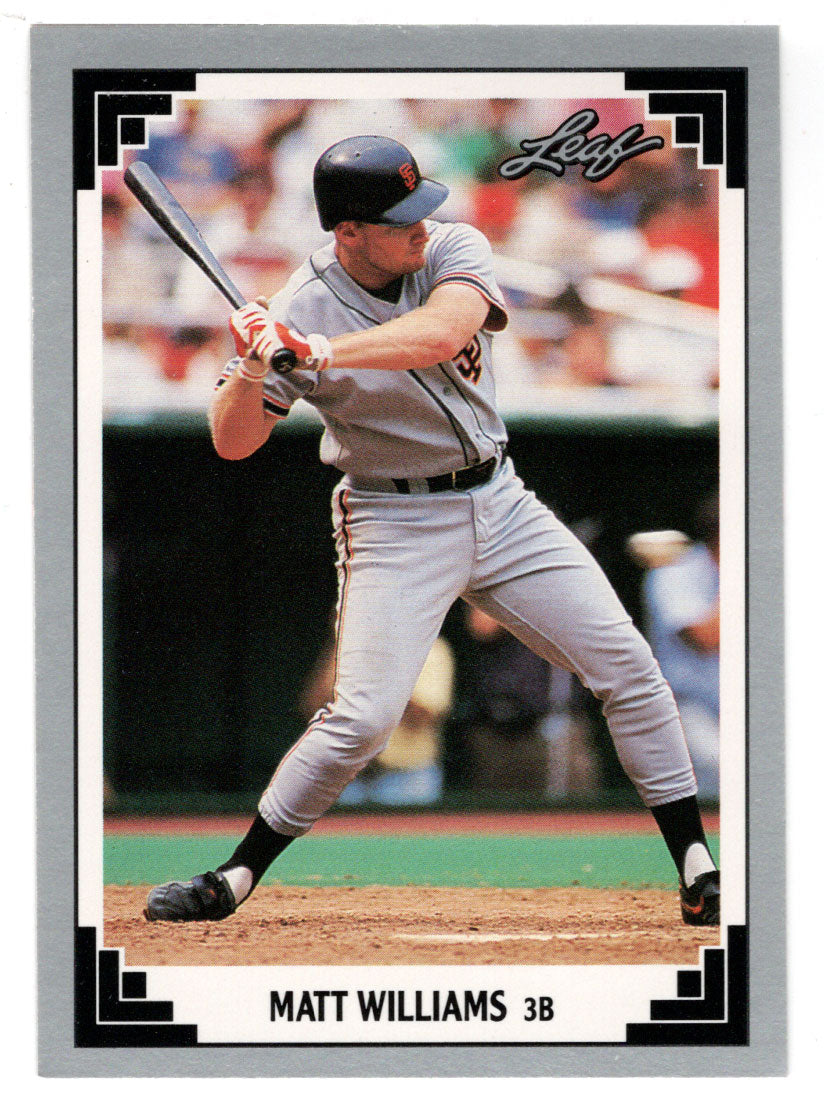 Matt Williams - San Francisco Giants (MLB Baseball Card) 1991 Leaf # 93 Mint