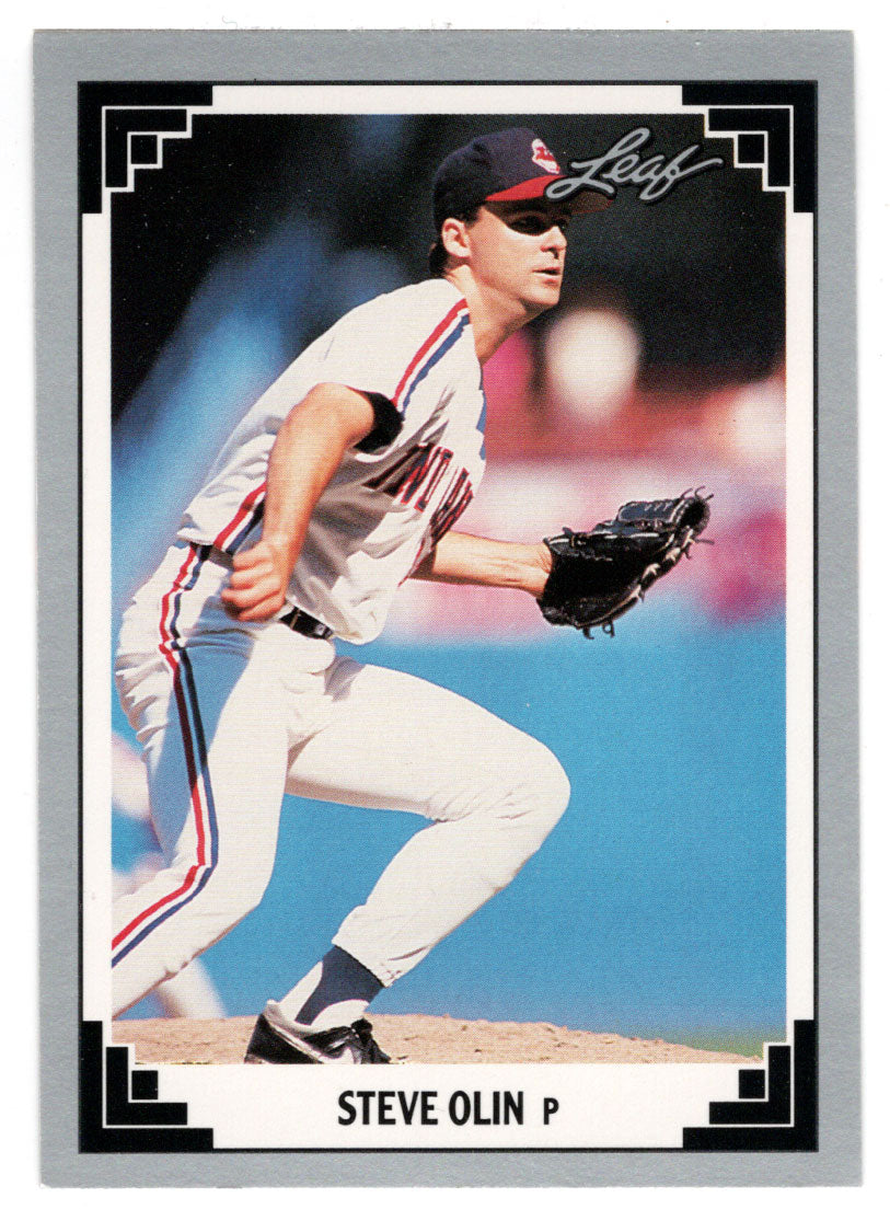 Steve Olin - Cleveland Indians (MLB Baseball Card) 1991 Leaf # 94 Mint