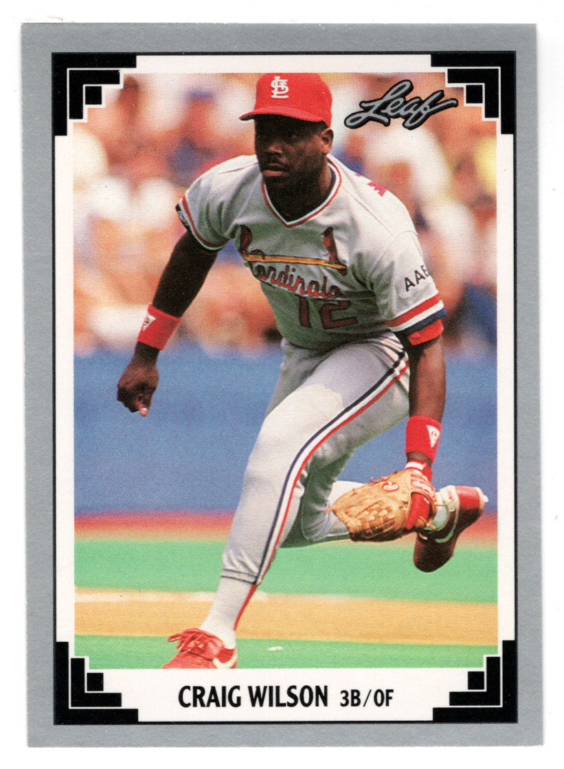 Craig Wilson RC - St. Louis Cardinals (MLB Baseball Card) 1991 Leaf # 95 Mint
