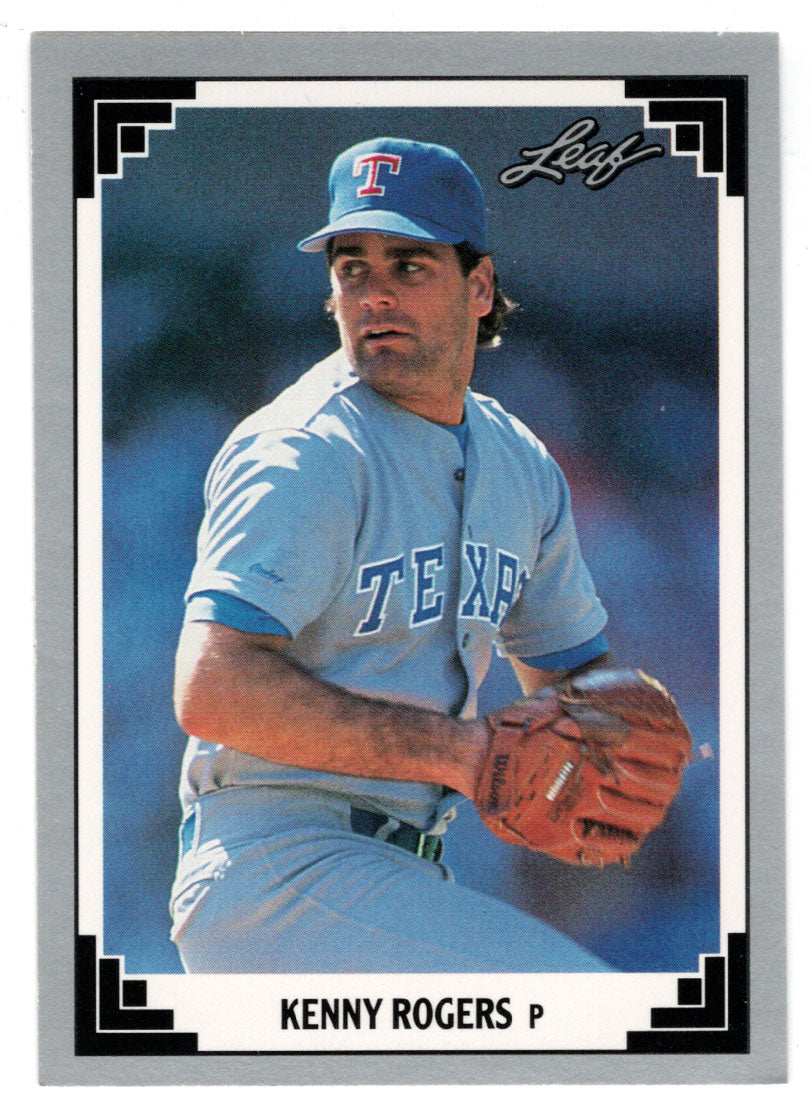 Kenny Rogers - Texas Rangers (MLB Baseball Card) 1991 Leaf # 105 Mint