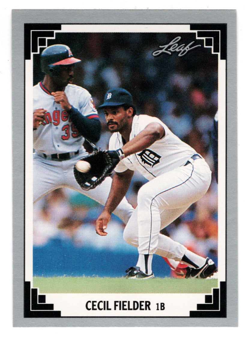 Cecil Fielder - Detroit Tigers (MLB Baseball Card) 1991 Leaf # 106 Mint