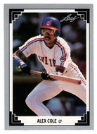 Alex Cole - Cleveland Indians (MLB Baseball Card) 1991 Leaf # 108 Mint