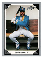 Henry Cotto - Seattle Mariners (MLB Baseball Card) 1991 Leaf # 113 Mint