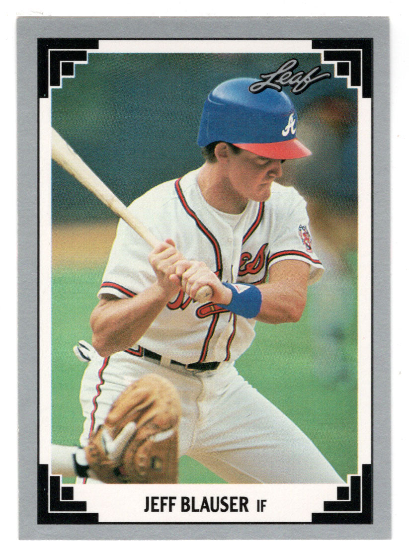 Jeff Blauser - Atlanta Braves (MLB Baseball Card) 1991 Leaf # 115 Mint