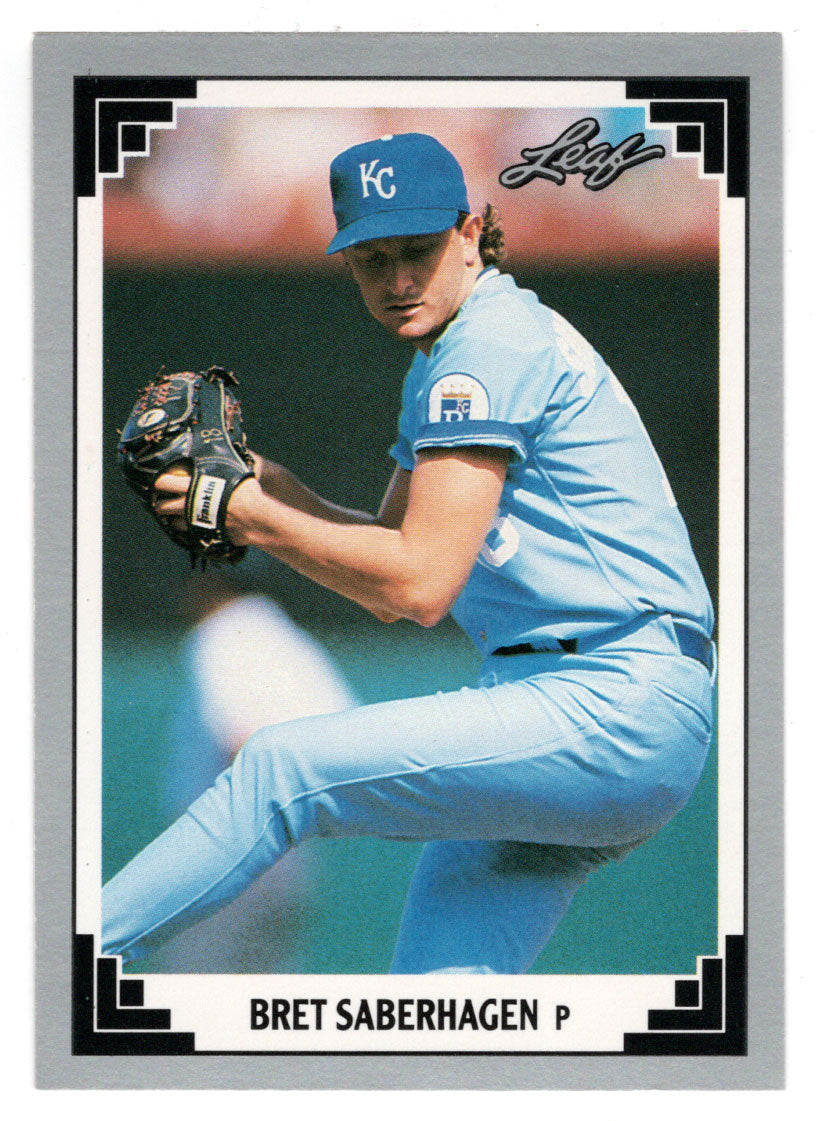 Bret Saberhagen - Kansas City Royals (MLB Baseball Card) 1991 Leaf # 118 Mint